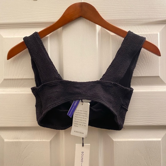 Bound by Bond-Eye The Sonny Crop Bikini Top Black OS - Picture 3 of 4